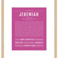 Frame Options | Dark Pink | Maple Frame, Matted