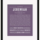 Frame Options | Deep Purple | Black Frame, Matted