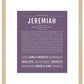 Frame Options | Deep Purple | Maple Frame, Matted
