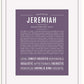 Frame Options | Deep Purple | White Frame, Matted