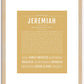 Jeremiah | Name Art Print