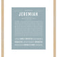 Frame Options | Powder Blue | Maple Frame, Matted
