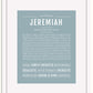Frame Options | Powder Blue | White Frame, Matted