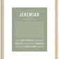 Jeremiah | Name Art Print