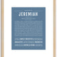 Jeremiah | Name Art Print