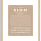 Jeremiah | Name Art Print