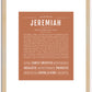 Jeremiah | Name Art Print