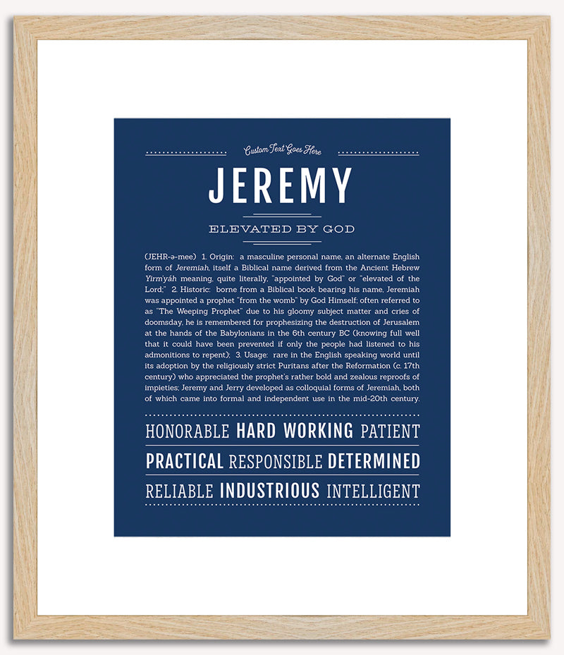 Jeremy | Name Art Print