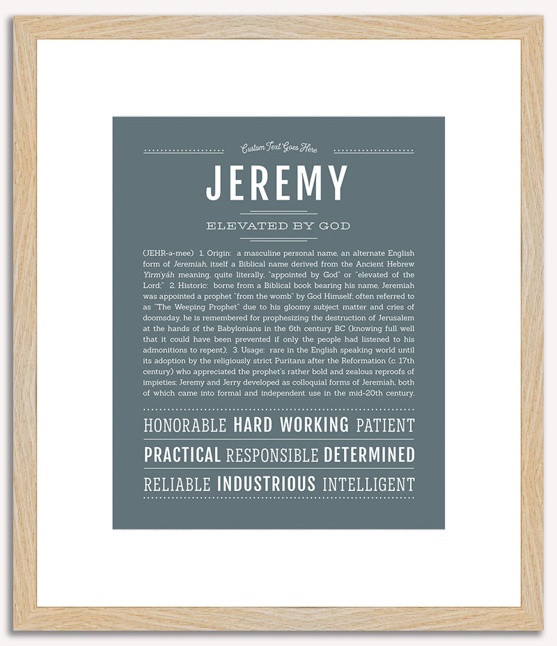 Jeremy | Name Art Print