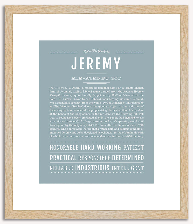 Jeremy | Name Art Print