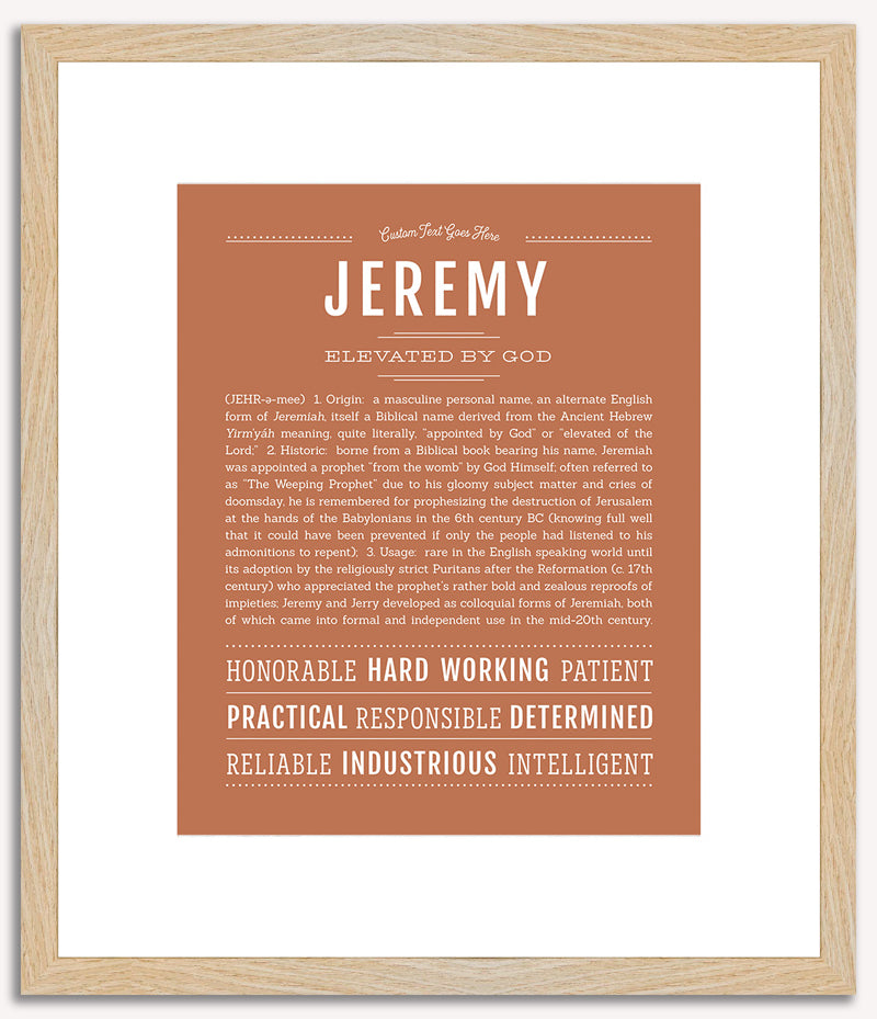 Jeremy | Name Art Print