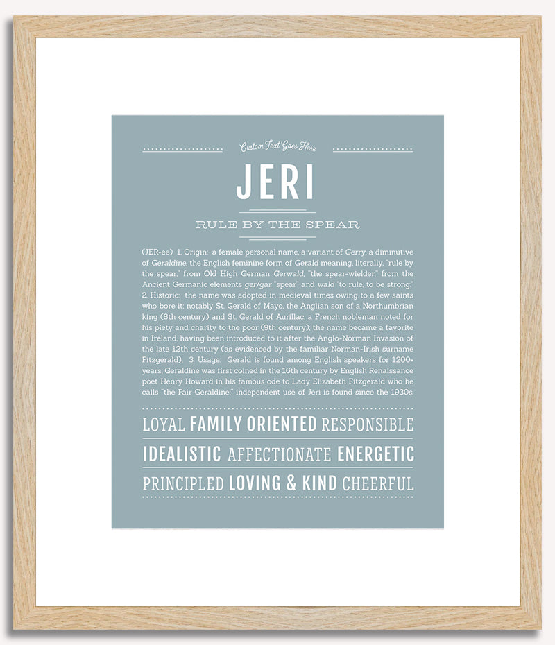 Jeri | Name Art Print