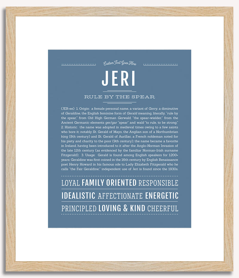 Jeri | Name Art Print