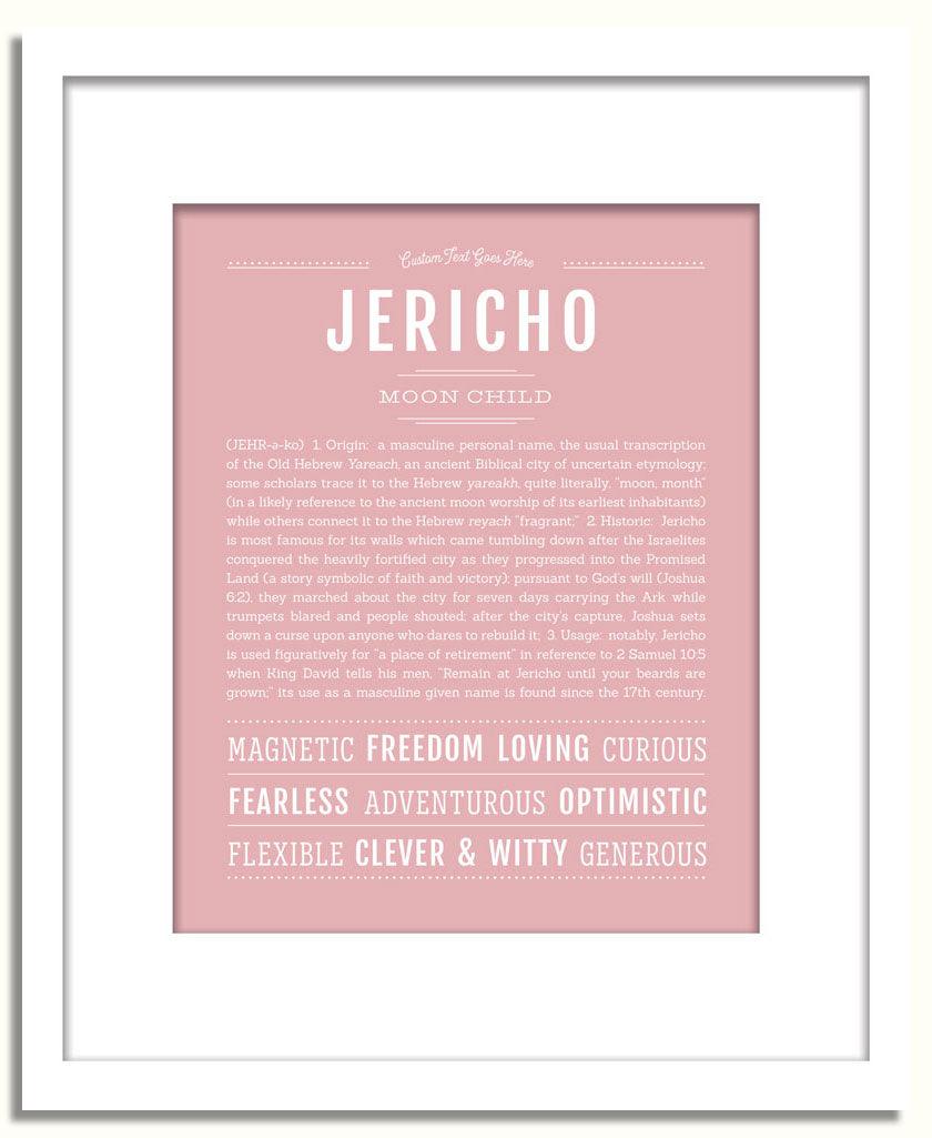 Frame Options | Dusty Rose | White Frame, Matted