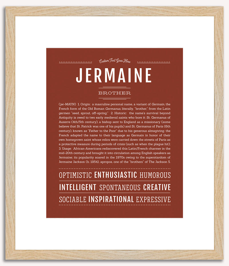 Jermaine | Name Art Print