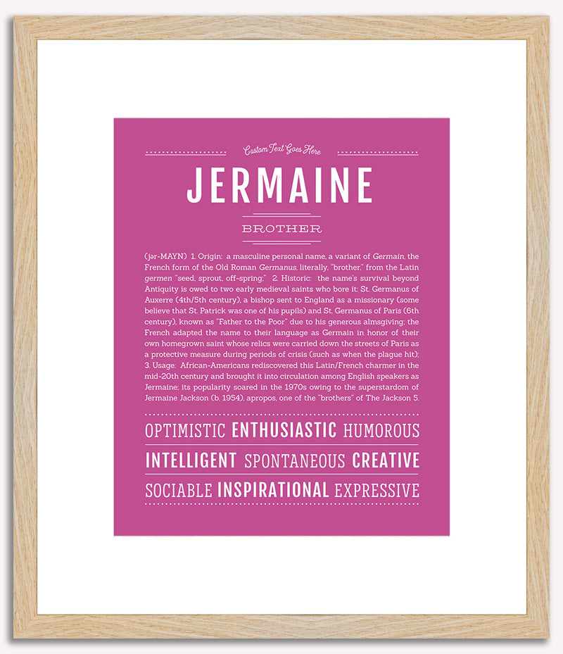 Jermaine | Name Art Print