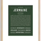 Jermaine | Name Art Print