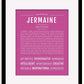 Frame Options | Dark Pink | Black Frame, Matted