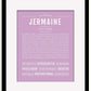 Frame Options | Lilac | Black Frame, Matted