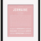 Frame Options | Dusty Rose | Black Frame, Matted