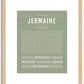 Jermaine | Name Art Print