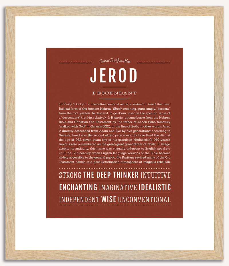 Jerod | Name Art Print