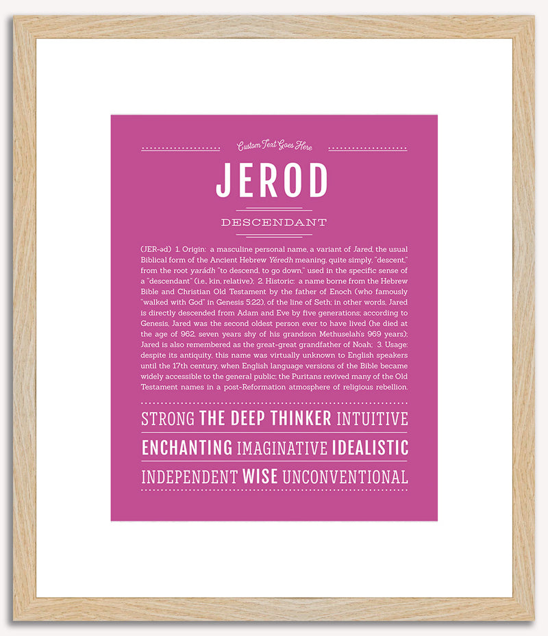 Jerod | Name Art Print