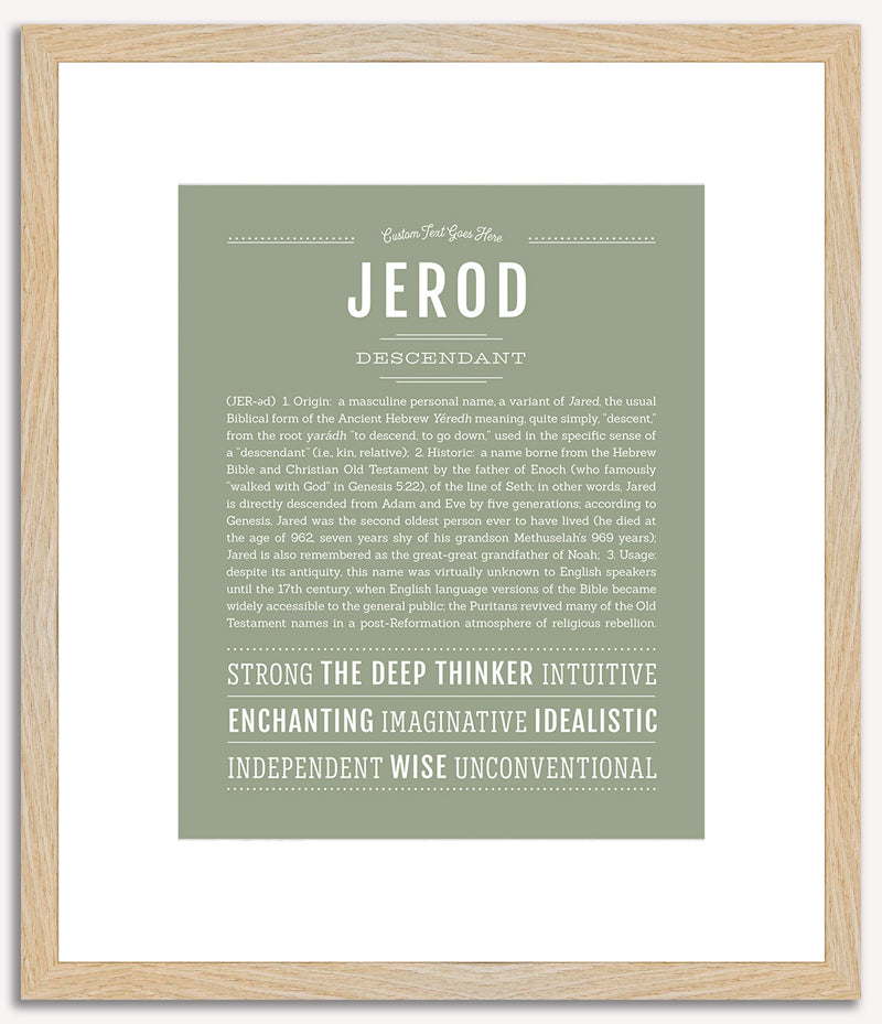 Jerod | Name Art Print