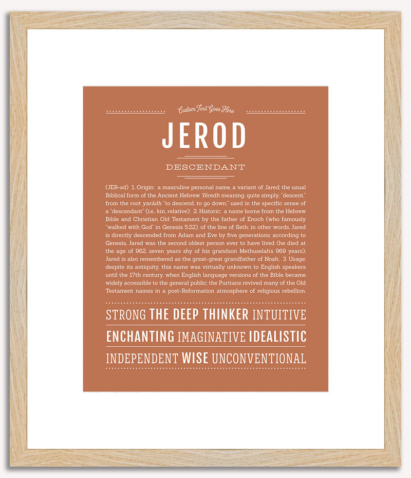 Jerod | Name Art Print