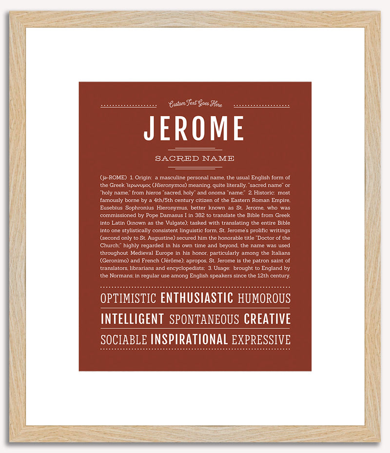 Jerome | Name Art Print