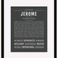 Frame Options | Charcoal Gray | Black Frame, Matted