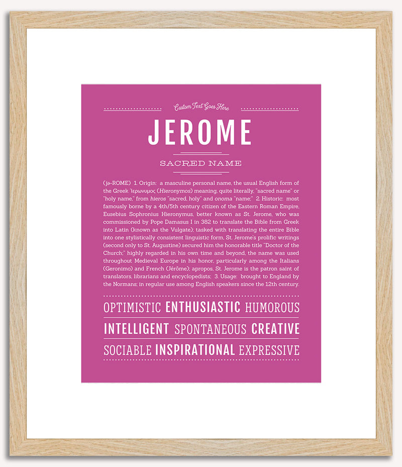 Jerome | Name Art Print