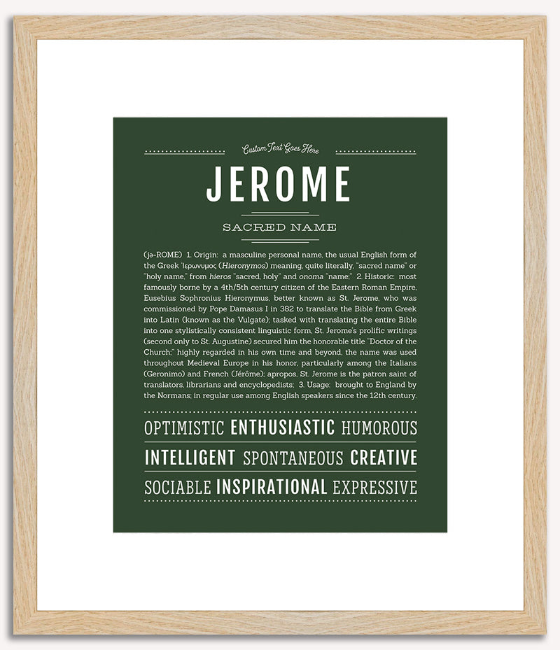 Jerome | Name Art Print