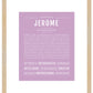 Frame Options | Lilac | Maple Frame, Matted