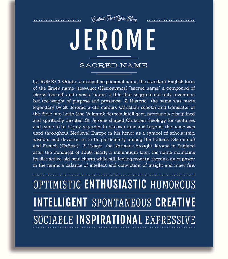 Frame Options | Midnight Blue | No Frame