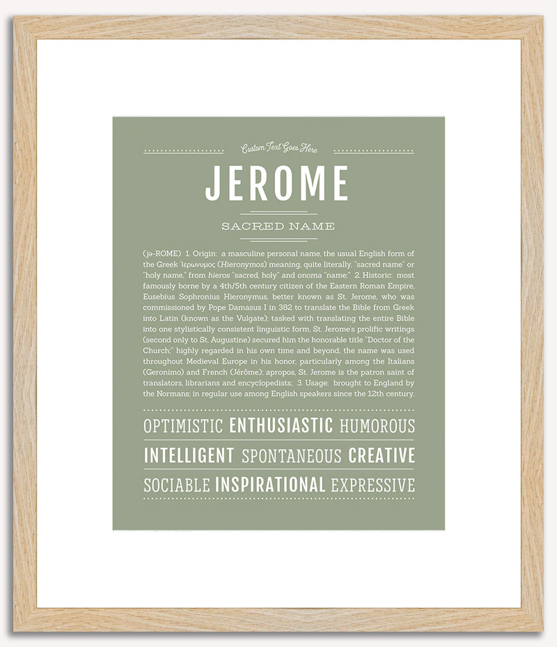 Jerome | Name Art Print