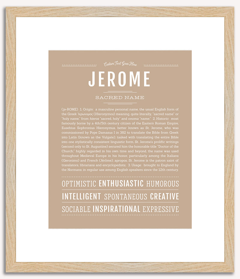 Jerome | Name Art Print