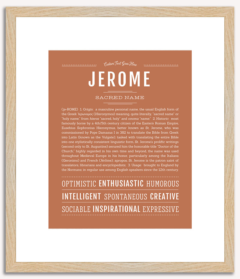 Jerome | Name Art Print