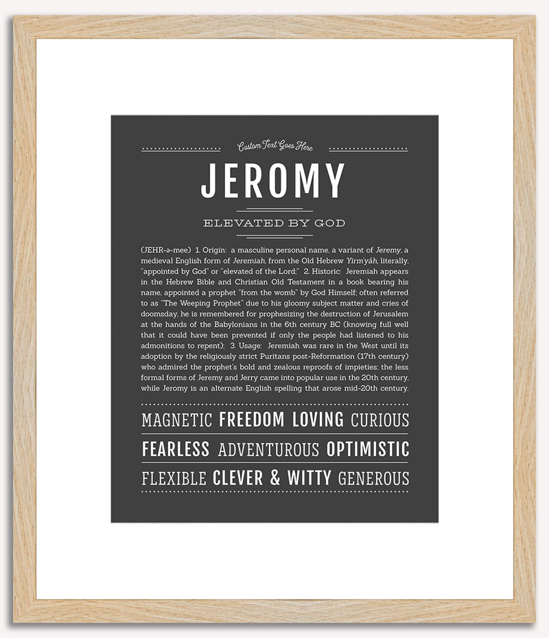 Jeromy | Name Art Print