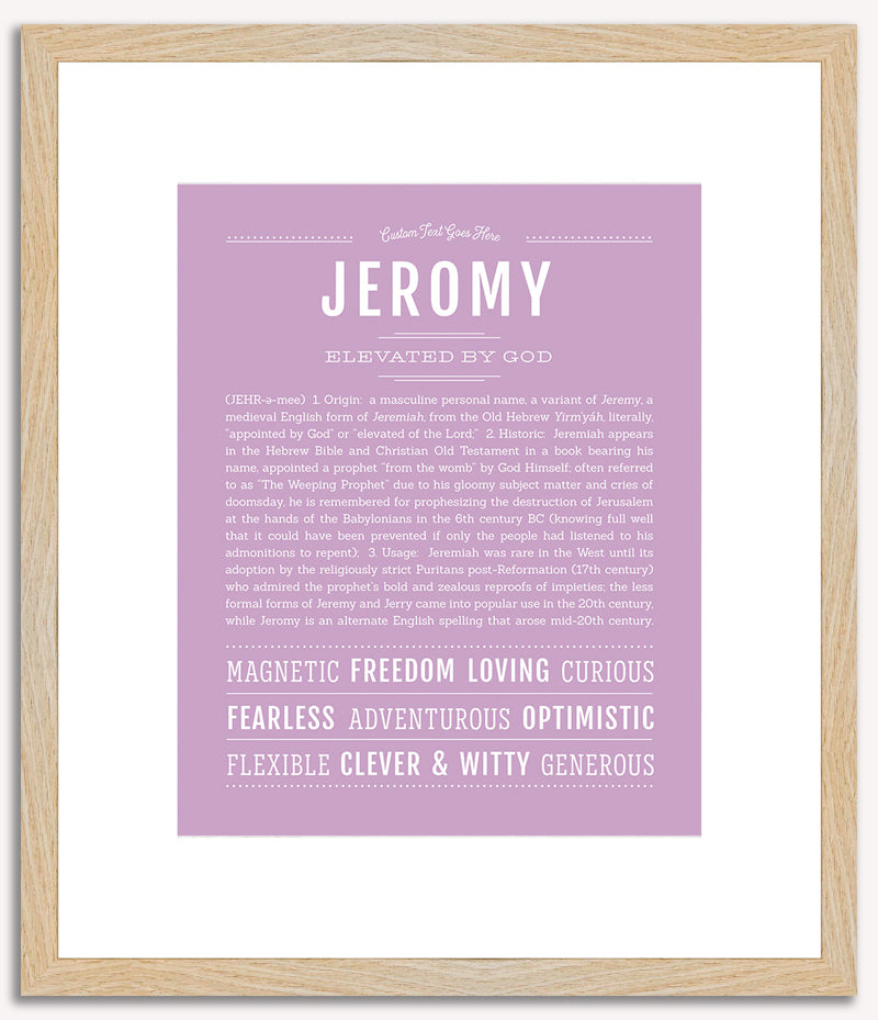 Jeromy | Name Art Print