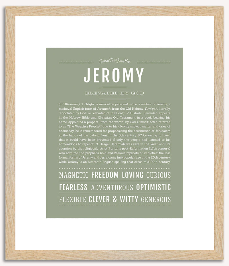 Jeromy | Name Art Print