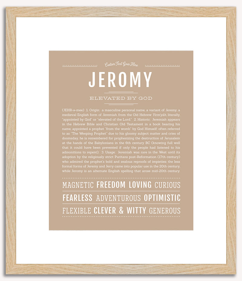 Jeromy | Name Art Print