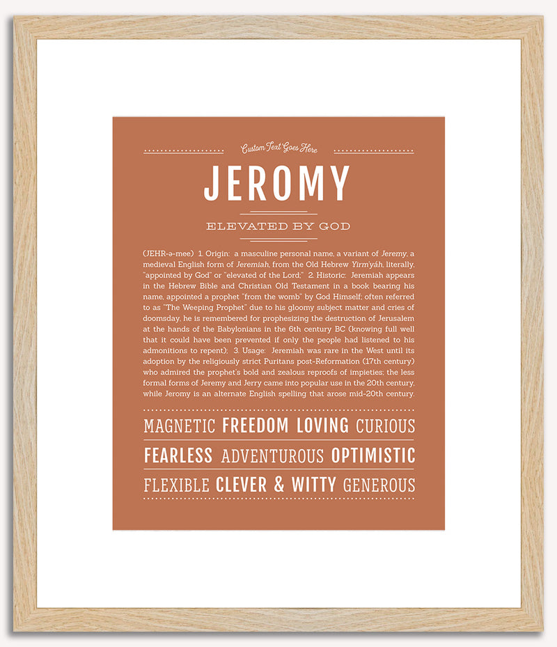 Jeromy | Name Art Print