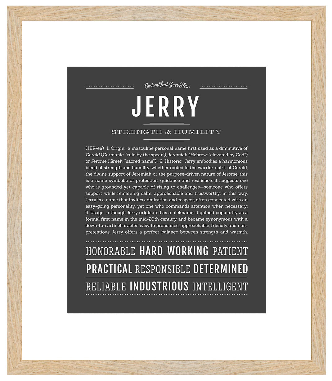 Frame Options | Charcoal Gray | Maple Frame, Matted