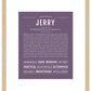 Frame Options | Deep Purple | Maple Frame, Matted