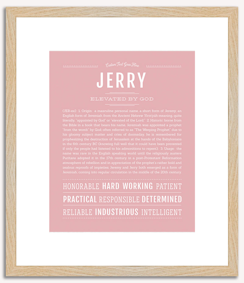 Jerry | Name Art Print