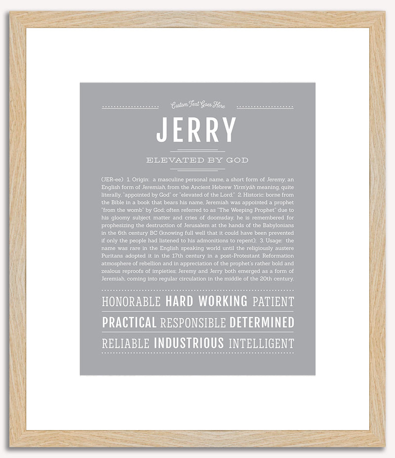 Jerry | Name Art Print