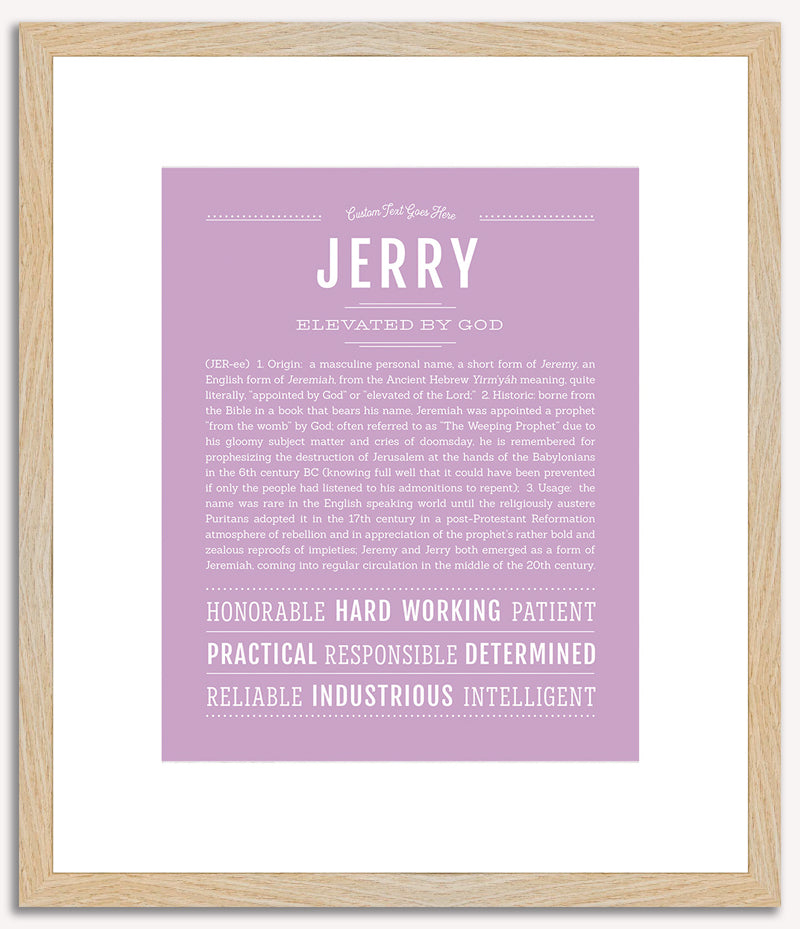 Jerry | Name Art Print