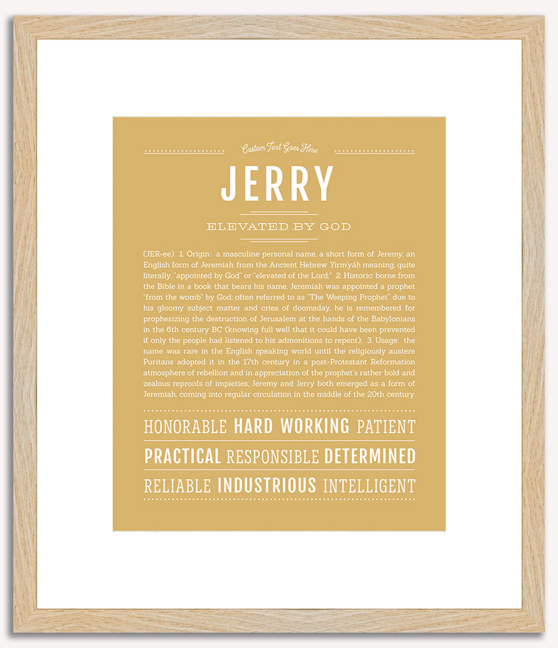 Jerry | Name Art Print