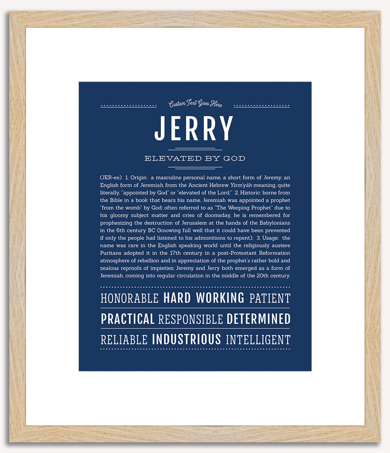 Jerry | Name Art Print